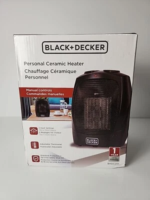 Black+decker BHDC201 1,500-Watt Electric Personal Ceramic Space Heater 2 Setting - Image 1 of 4