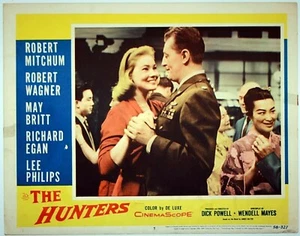 1958 Die Jäger, Robert Mitchum, Robert Wagner, May Britt, Vintage Film Lobby Card - Bild 1 von 1