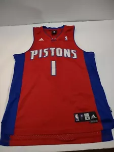 Adidas NBA Detroit Pistons Trikot #1 Chauncey Billups Gr. M + 2 Swingman Red Champ - Bild 1 von 8