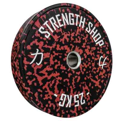 Strength Shop Fleck Rubber Bumper Plates Colour Coded (Weightlifting) - Image 1 of 4