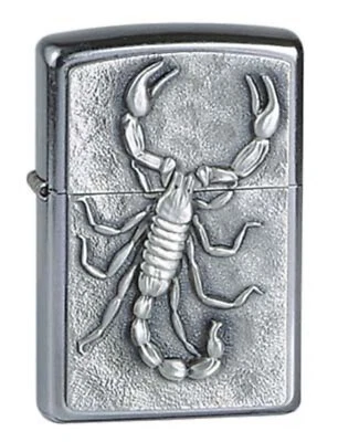Zippo SKORPION + WUNSCH GRAVUR mit / ohne Geschenk Set + WUNSCHGRAVUR  1330006 - Bild 1 von 4