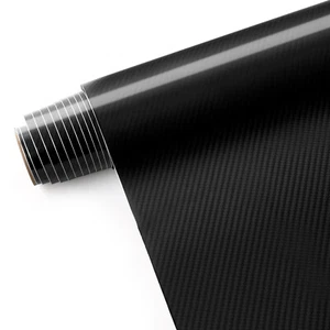 Carbon Fiber Look Vinyl Car Wrap Decal Sticker Film Air Release Bubble Free 20ft - Picture 1 of 9