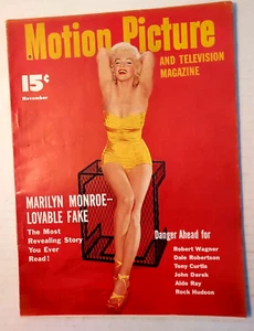 Revista de cine y televisión #4 de noviembre de 1953 Marilyn Monroe en traje de baño - Imagen 1 de 8