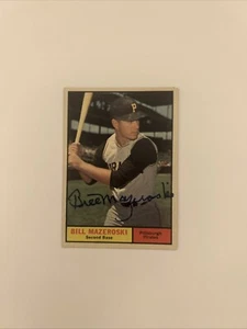 Bill Mazeroski Autographed Signed Topps Card #430 #1 - Picture 1 of 2