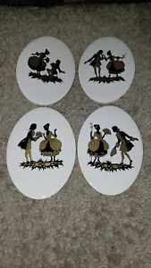 Four Ceramic Pictures. Made By H&R Johnson Ltd - Picture 1 of 2