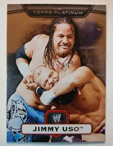 JIMMY USO 2010 Topps Platinum WWE #31 RC Rookie / Wrestling WWF Bloodline Jey - Picture 1 of 3