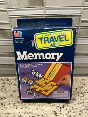 Vtg 1988 Travel Memory Classic Picture Matching Milton Bradley - NEW Open Box - Image 1 of 4