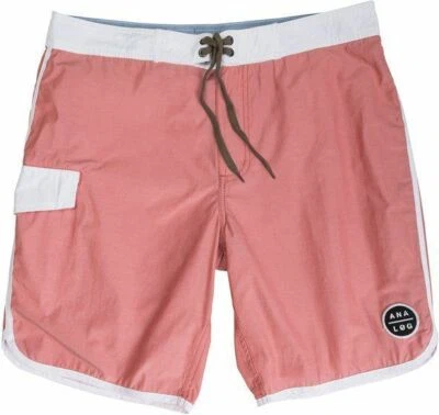 HOMBRE CHICOS NATACIÓN ANALÓGICO MARTILLO SALMÓN BOARDSHORTS BOARD SHORTS NUEVO $65 Foto 1 de 4