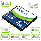 Super Fast Vida 2GB-4GB Compact Flash CF Memory Card 200x UDMA For SLR Camera UK