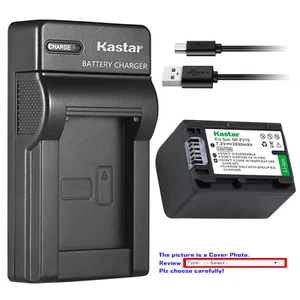 Kastar Battery Slim Charger for Sony NP-FV30 NP-FV50 NP-FV70 NP-FV100 & BC-CH1 - Picture 1 of 11