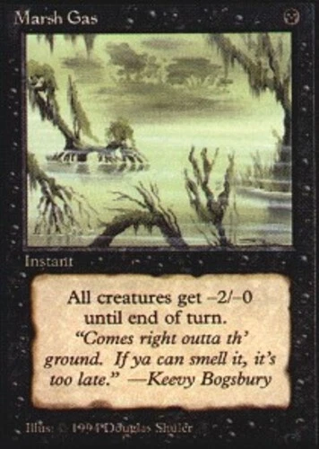 Marsh Gas ~ Near Mint The Dark MTG Magic UltimateMTG Black Card - Image 1 of 1