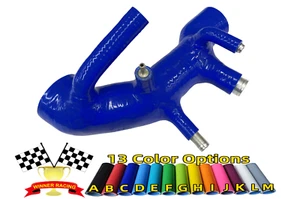 SILICONE AIR INTAKE INDUCTION HOSE FIT SUBARU FORESTER SF5 A TYPE EJ20 Blue - Picture 1 of 5