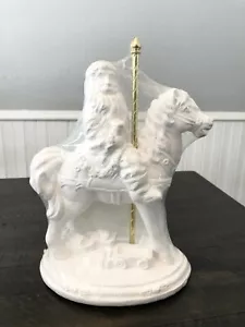 Antigua Figura de Papá Noel Carrusel California Creations Listo para Pintar Navidad - Imagen 1 de 4