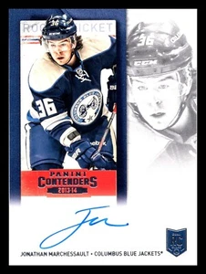 2013 Panini Playoff Contenders Ticket Jonathan Marchessault #161 Rookie Auto RC - Picture 1 of 2