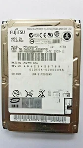 60 GB Ide Fujitsu MHV2060AH 5.4K 2.5 " Hard Drive - Picture 1 of 1