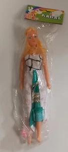 Vintage Nawal 'Gift' Fashion Doll 1960's Toy 29cm Tall Barbie Clone With Outfit - Picture 1 of 4