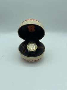 Cal Ripken Jr Commemorative Ironman Watch Baltimore Orioles w/ Baseball Case - Picture 1 of 9