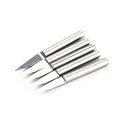 10x Carbide PCB 25 Degree 0.2mm Engraving Bits CNC Router Tool V-shape - Image 1 of 4