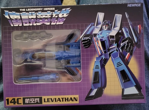 Transform NewAge NA H14C Leviathan Toon Color G1 Thundercracker Legends -Read AD Cover