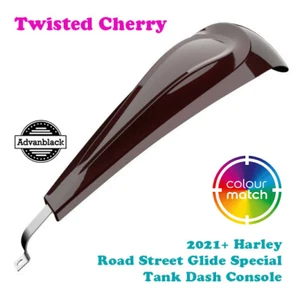Twisted Cherry Low-profile Tank Dash Console fit 21+ Harley Road Special - Picture 1 of 6