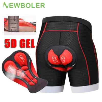 Bike Shorts Breathable Mesh Cycling Underwear 5D Gel Pad Shockproof MTB Shorts Foto 1 de 4
