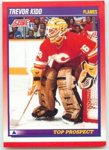1991 Score Canadian Bilingual #271 Trevor Kidd  Calgary Flames