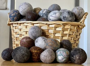 Handmade Alpaca Dryer Balls * Pack of 6 Alternative to Dryer sheets Made In USA - Picture 1 of 8