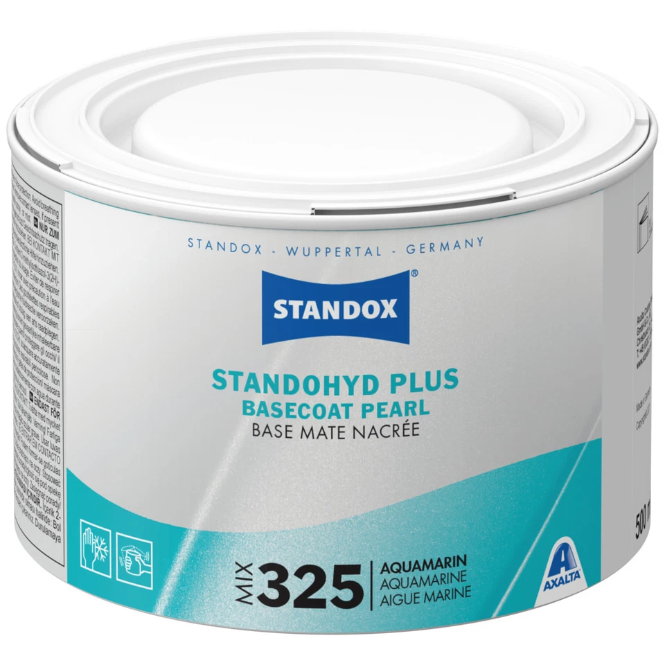 Standox Standohyd Plus Basislack Mix 325 Perl Aquamarin 0,5 Liter - Bild 1 von 1