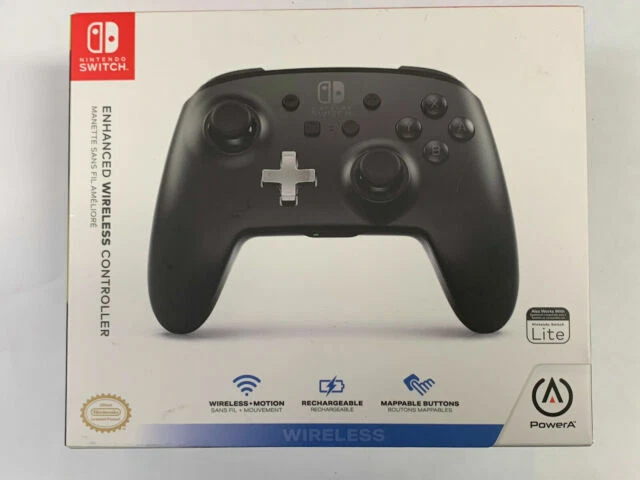 Nitendo PowerA Enhanced Wireless Controller  Switch Black