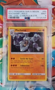 Pokemon Machamp 65/145 PSA 9 Sonne & Mond Kosmos Holo 65 PSA 9 - Bild 1 von 2