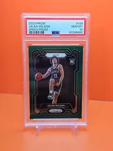 ⚫️⚪️⚫️ 2023 PANINI PRIZM JALEN WILSON #128 GREEN PARALLEL PSA 10 💎MINT ⚫️⚪️⚫️ - Bild 1 von 2