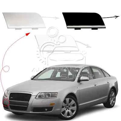 Car Front Bumper Tow Hook Eye Cover For Audi A6 C6 2005 2006 2007 2008 - Imagen 1 de 4