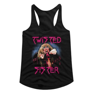Twisted Sister Stay Hungry Album Cover Women's Tank Top Shirt Heavy Metal Music - Picture 1 of 3
