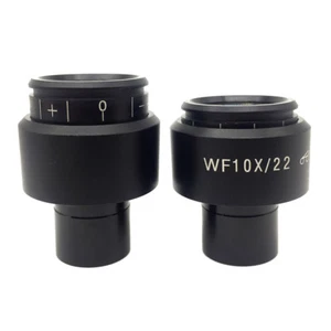 WF10X/22 Eyepiece for Biological Microscope High Eye-point Diopter Adjustable - Picture 1 of 7