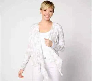 Belle by Kim Gravel Rayon Spandex Pop Floral Shrug-Sand Bar-XL-NEU-A644475 - Bild 1 von 2