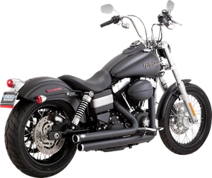 Sistema de escape escalonado Vance & Hines Big Shots negro 47338 - Imagen 1 de 1