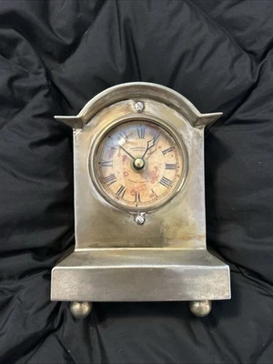 🌟 TIMEWORKS INC. BERKELEY CA MANTLE TABLE SHELF QUARTZ CLOCK SOLID BRASS 3PT8 - Image 1 of 4