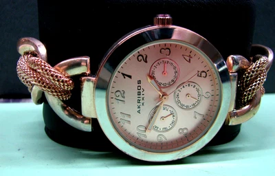 Reloj de cuarzo Akribos para mujer con movimiento multifunción Epson (Seiko). Foto 1 de 4