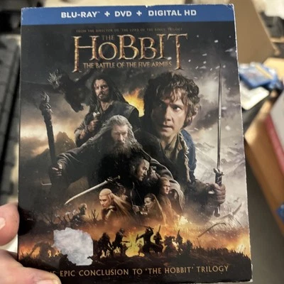 Hobbit  Battle of Five Armies Blu-ray Widescreen Ian McKellen Martin Freeman Foto 1 de 2