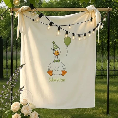 Custom color Silly Goose Theme Baby Shower Banner gift, A New Silly Goose - Image 1 of 4