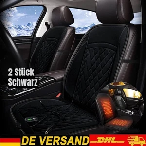 2 Stück Autositz Heizkissen beheizbare sitzauflage mit 12V für Auto Sitzheizung - Bild 1 von 13