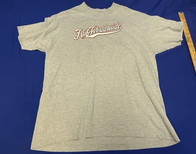 Camiseta gris XXL con logotipo de HUF Worldwide skate ropa de calle camiseta gráfica Foto 1 de 4