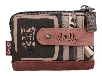 Anekke Parisian Card Holder Kartenetui Multicolor dunkelbraun taupe Neu