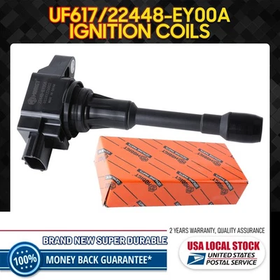 1x For OEM UF617 Ignition Coil 22448-EY00A For 2011-2013 INFINITI M37 3.7L V6 - Image 1 of 4