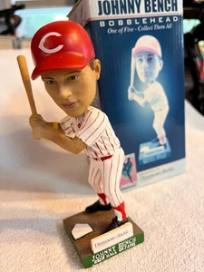 Johnny Bench Letter B Reds Hall of Fame '11 Bobble Cincinnati Reds Bobblehead - Picture 1 of 3