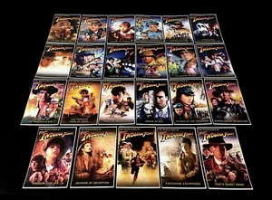 Indiana Jones MOVIE SERIES TV SHOW Chronicles & Adventures LOBBY CARD POSTER SET - Picture 1 of 9