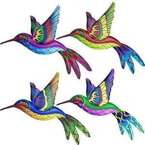 RICHIE Metal Hummingbird Wall Decor Outdoor Fence Wall Art Decor, Wall Sculpt... - Picture 1 of 7