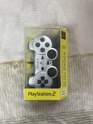 Manette PS2 Satin Silver NEUVE Sous Blister - Jamais Ouverte, Jamais Utilisée - Photo 1/4
