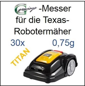 30 TITAN Messer Ersatzmesser Klingen 0,75mm für Texas Smart G-force SB900 - Picture 1 of 1