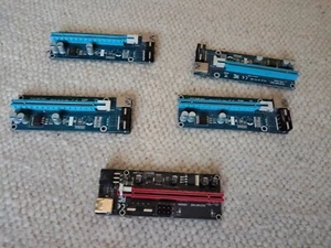 PCI-Express Riser + Kabeln, 5 Stück - Bild 1 von 5